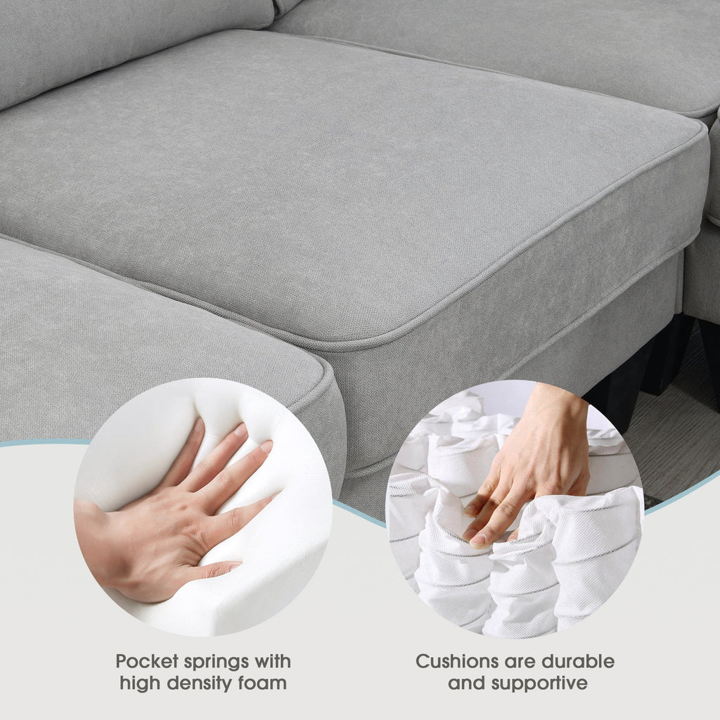 U-Shape Sectional Sofa Set W629011