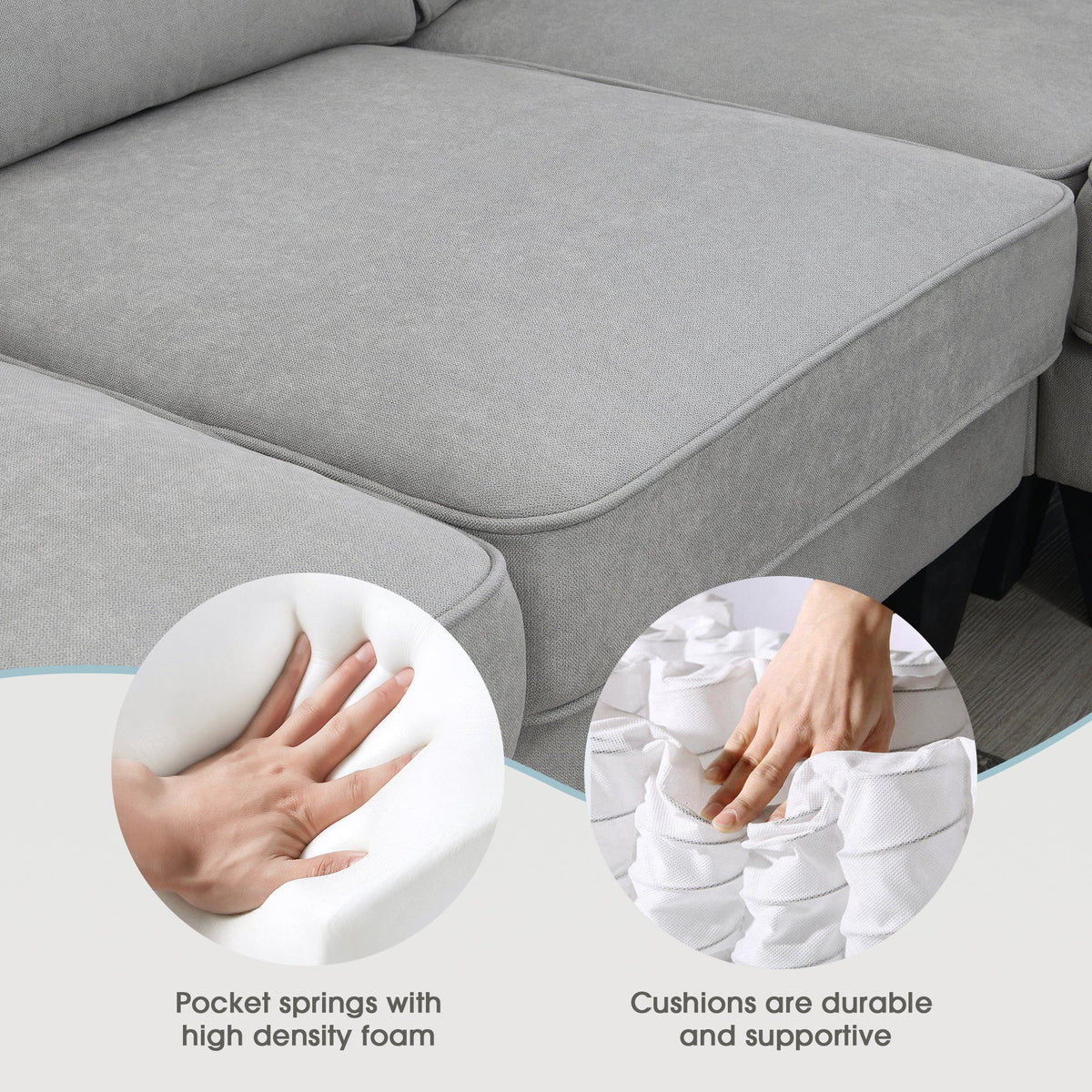 U-Shape Sectional Sofa Set W629011