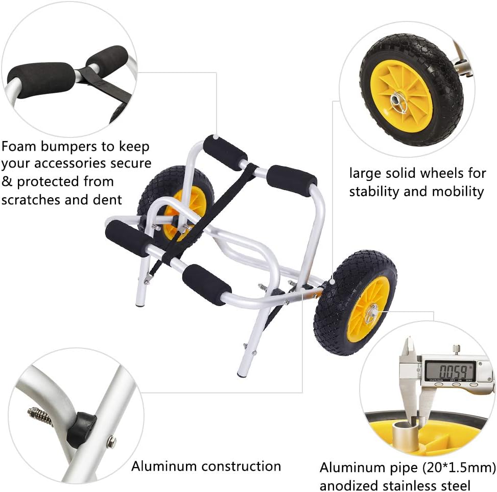Aluminum Alloy Canoeing Trailer Cart A860