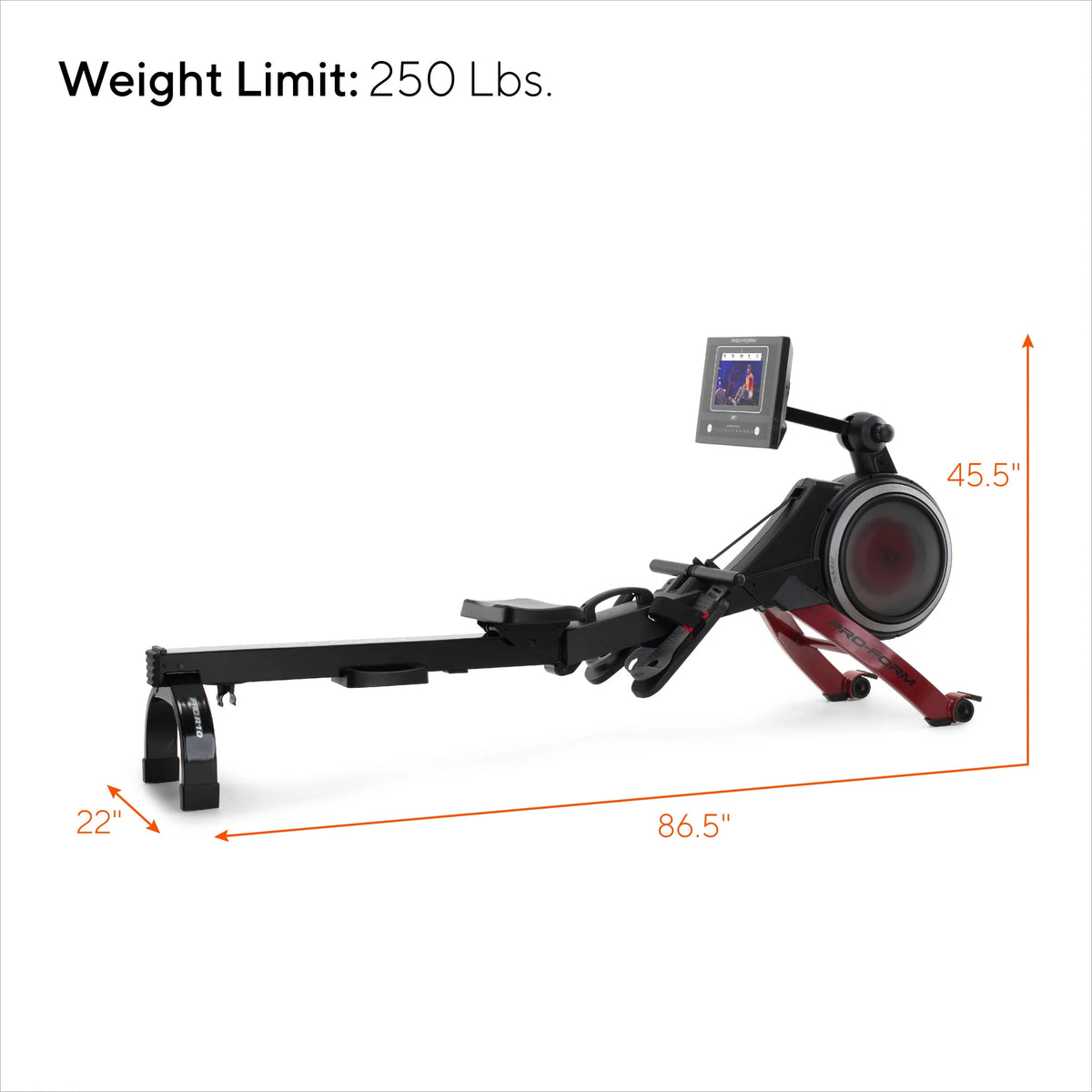 Rower with 10” Touchscreen L98011