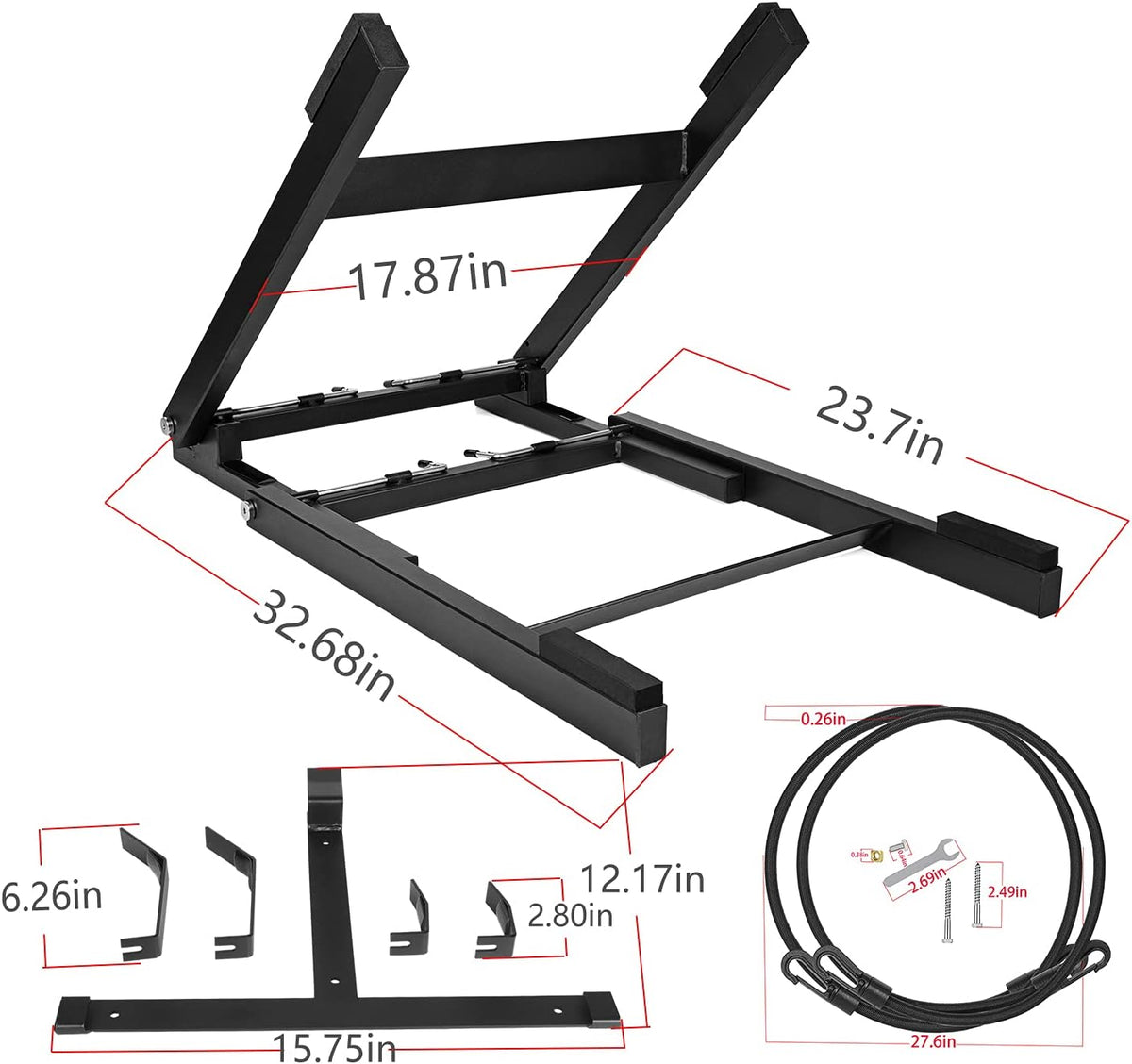 Hardtop Storage Rack for Jeep Wrangler JL & JK & Renegade G28648