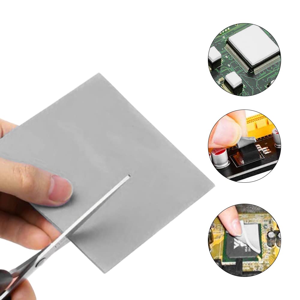 Thermal Pads 120x120x1.5 mm 12.8W/mK Silicone Pad Pack of 2 V3799