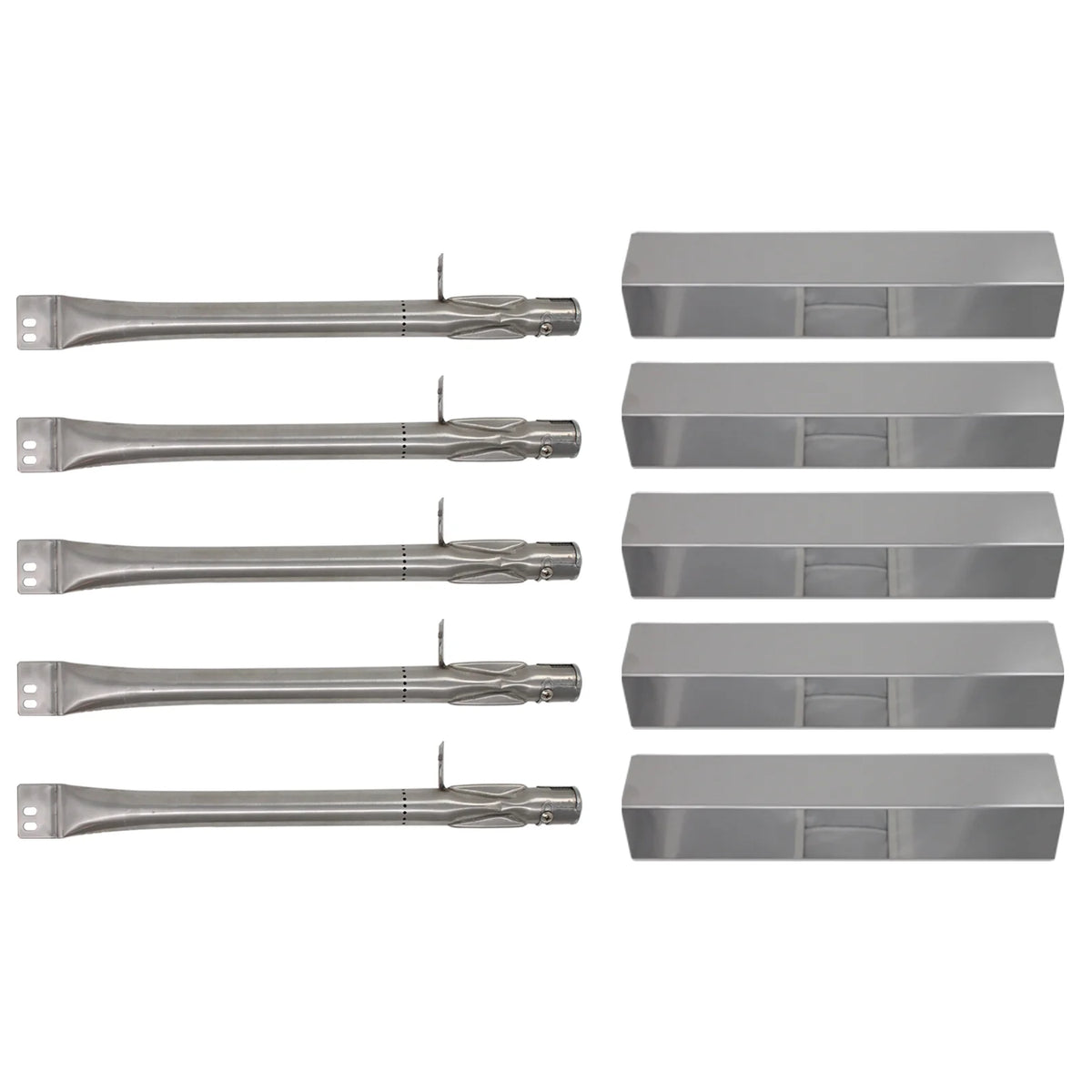 5-Pack Stainless Steel BBQ Gas Grill Tube Burner Replacement Parts T671