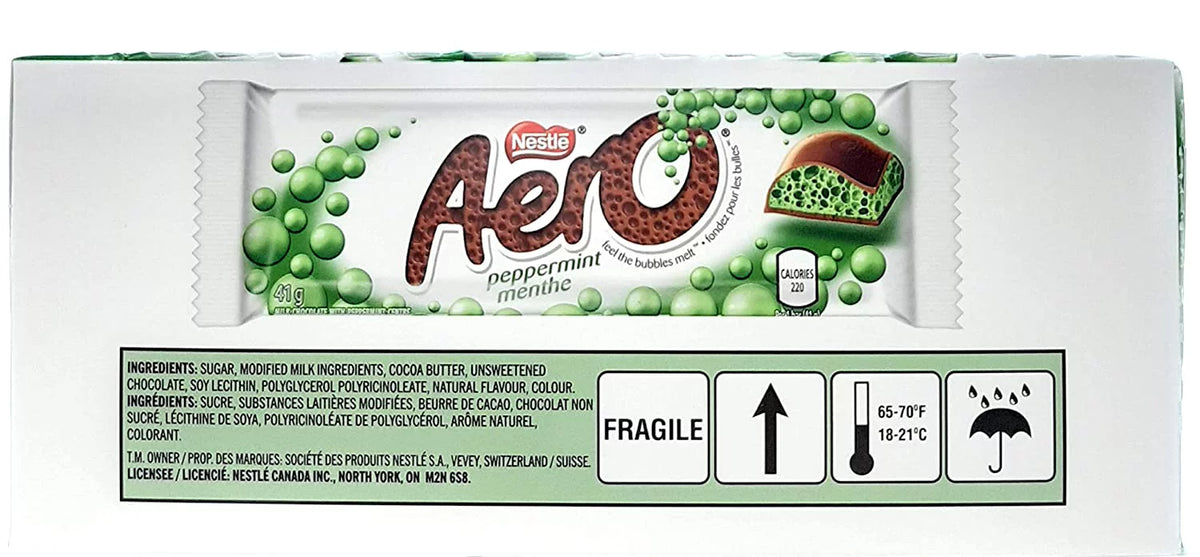 24-Pack Peppermint Chocolate Bar 41g M744534
