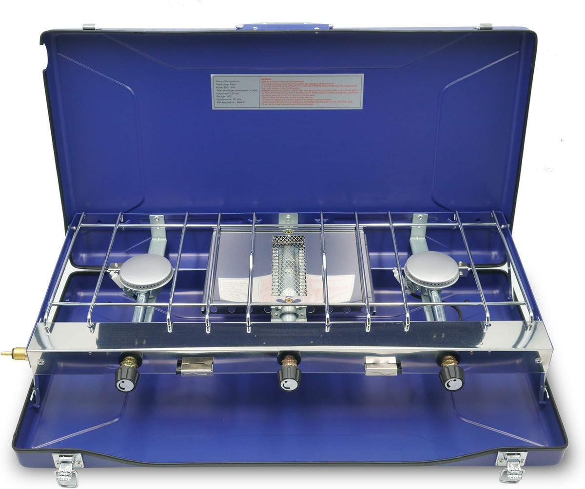 2 Burners Portable Propane Gas Cooking Stove A568091