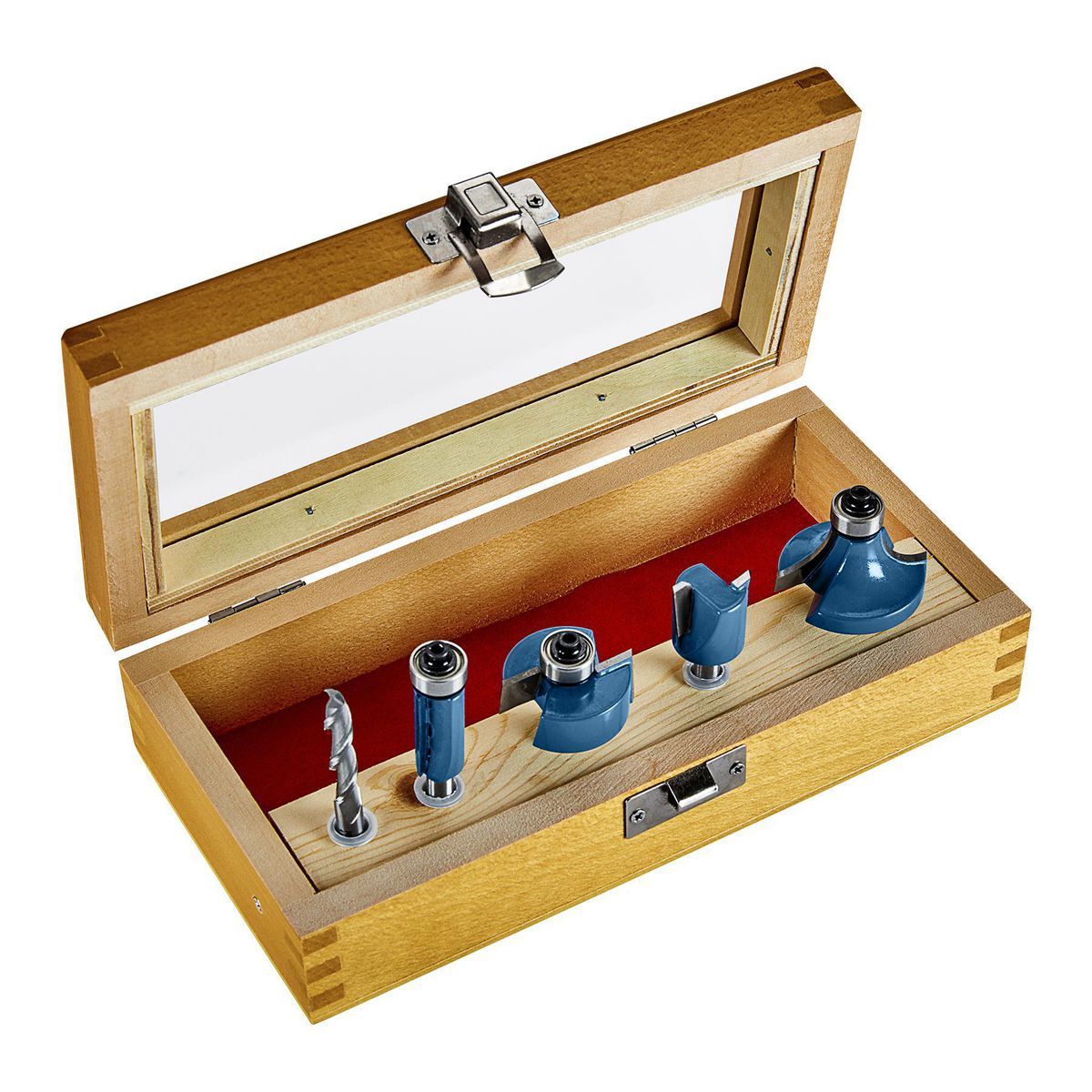 Carbide Router Bit Set, 5-Piece E44237