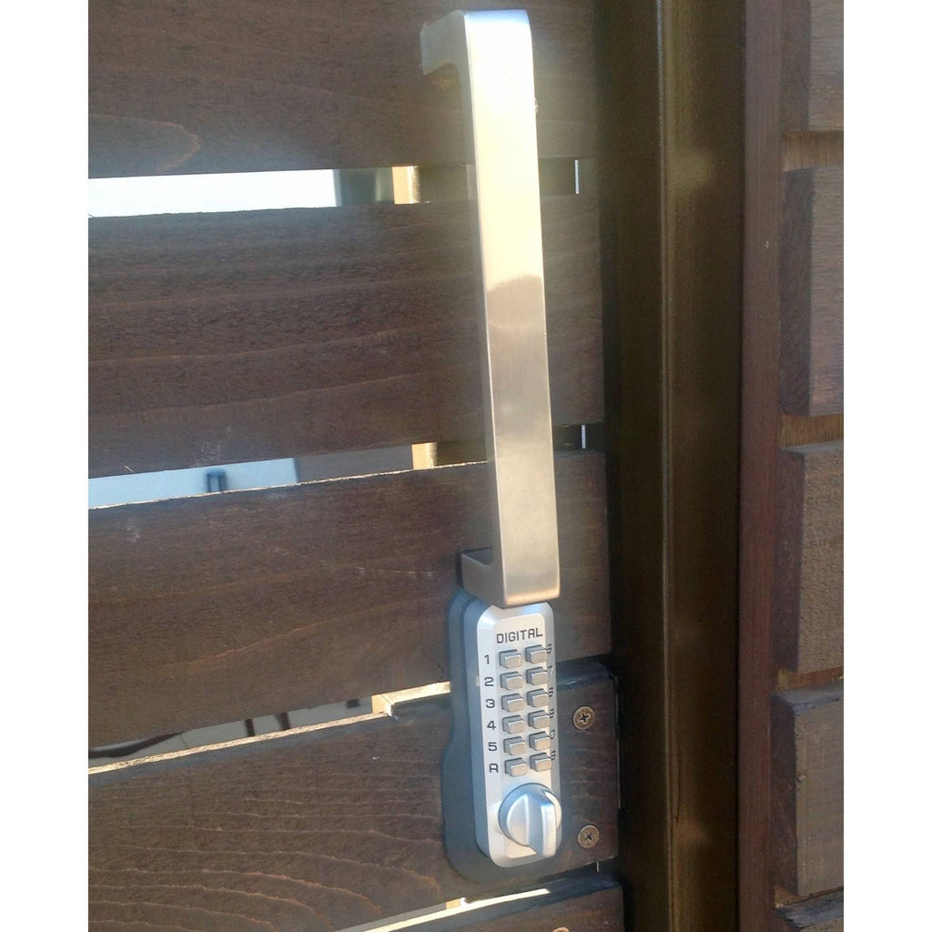 Satin Chrome Mechanical Keyless Deadbolt Double Combination Door Lock U7804