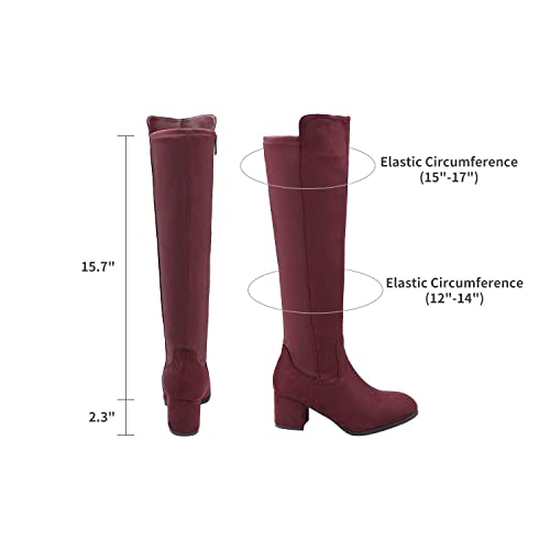Women's Knee High Stretchy Fashion Boots G68497