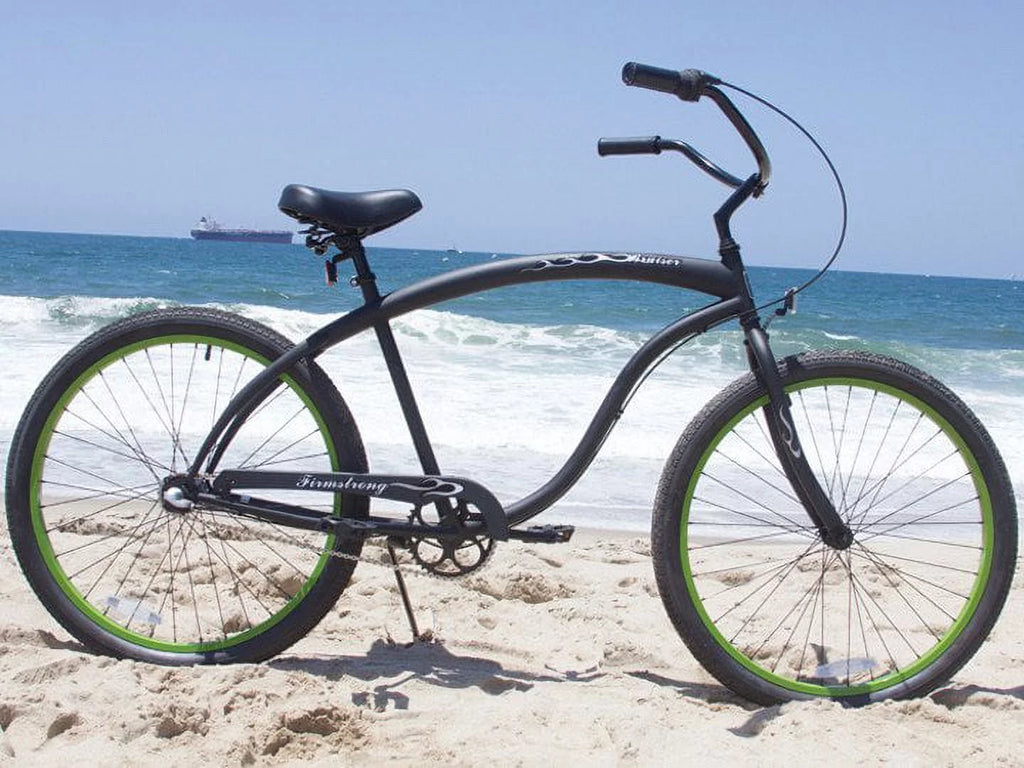 26" Three Speed Matte Black/Green Men's B877