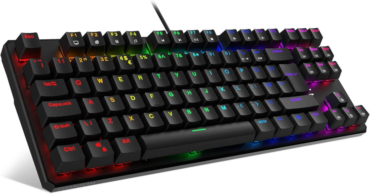 87 Key RGB Mechanical Keyboard with Outemu Blue Switch E34708