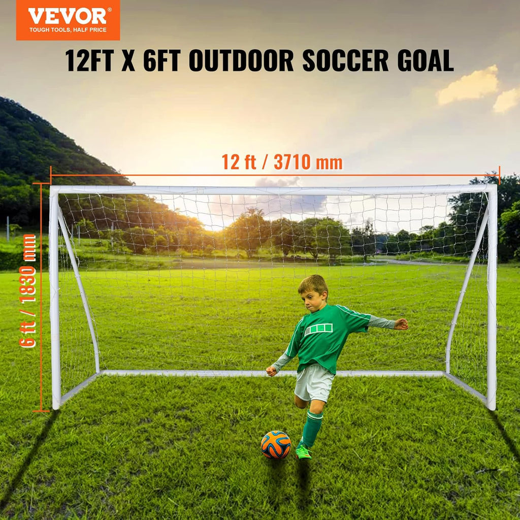12x6 ft Portable Soccer Goal with Carry Bag Q29600