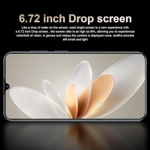 Purple 6.72" 4GB+64GB Unlocked Android Smartphone M8058
