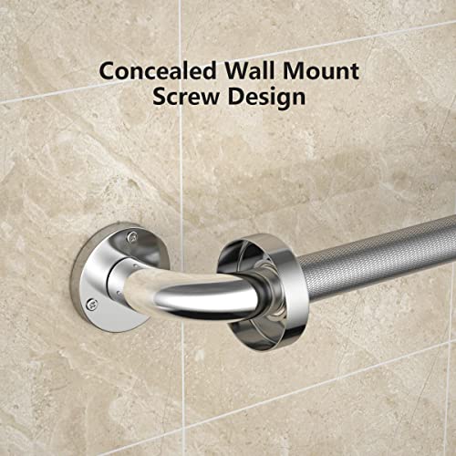 12 Inch Anti Slip Chrome Finish Stainless Steel Bath Grab Bar G799