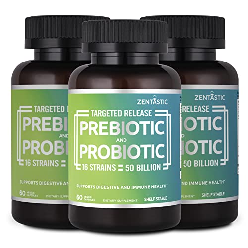 60 Delayed Release Veggie Capsules Probiotics & Prebiotics Supplement E7482