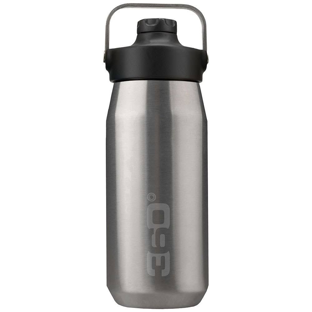 Insulated Wide Mouth Bottle 550ml Silver C742