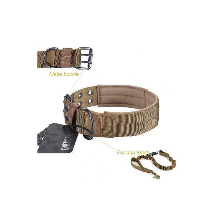 Adjustable Dog Collar with Metal D Ring Buckle X62817