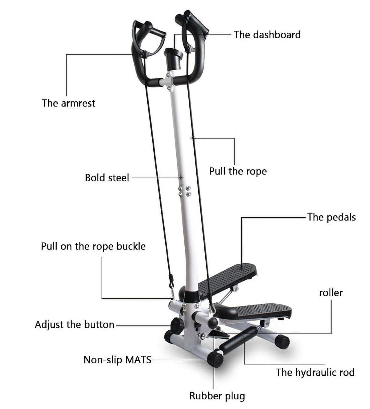Air Stair Stepper Machine with Handle Bar Y564