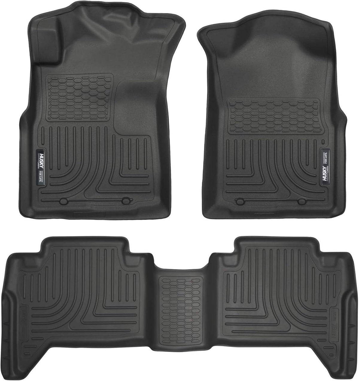 Black Front & 2nd Seat Floor Liners 3 Pcs V90746