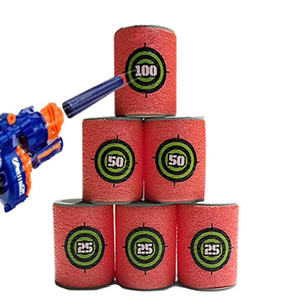 6Pcs Eva Foam Dart Target Toy for Nerf N-Strike Blasters J442