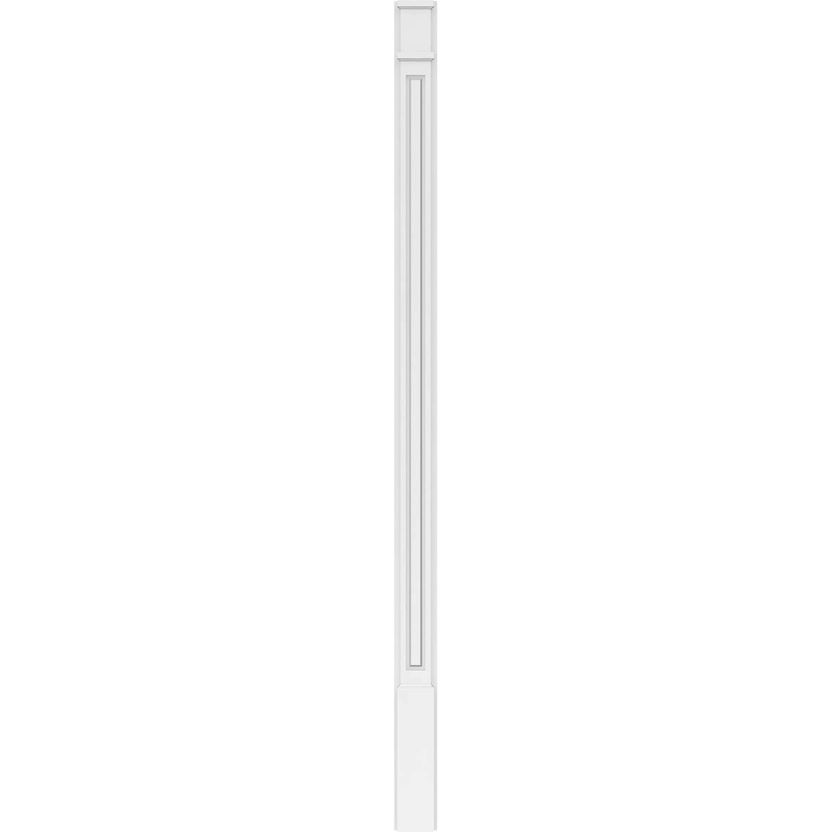 Raised Panel PVC Pilaster with Capital and Base (Pair) T6238