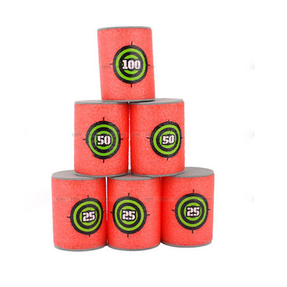 6Pcs Eva Foam Dart Target Toy for Nerf N-Strike Blasters J442