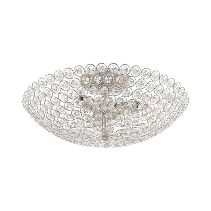 3 Light Semi-Flush Mount Black G50366