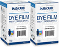 2 x Magicard MA100YMCKO Color Ribbon - 100 Prints H579