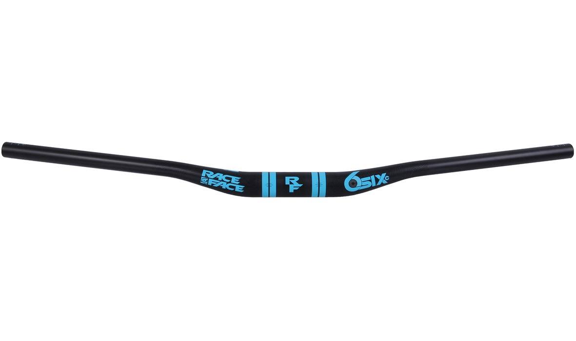 Carbon Riser Handlebar 35 x 820mm 20mm Rise Blue D2234