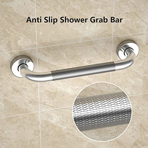 12 Inch Anti Slip Chrome Finish Stainless Steel Bath Grab Bar G799
