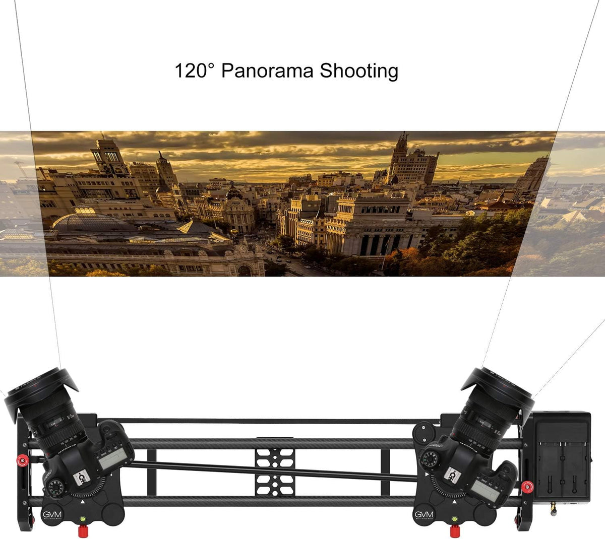 Wireless Carbon Fiber Motor Camera Slider W540