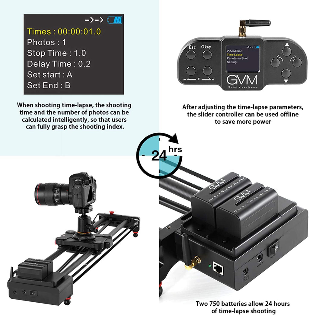 Wireless Carbon Fiber Motor Camera Slider W540