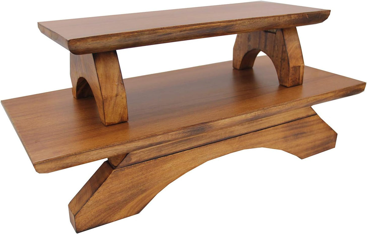 Solid Wood Hand Carved Meditation Table M295