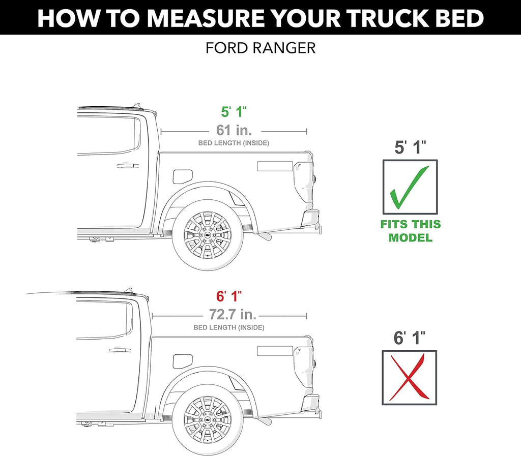 Hard Tri-Fold Truck Bed Tonneau Cover I879