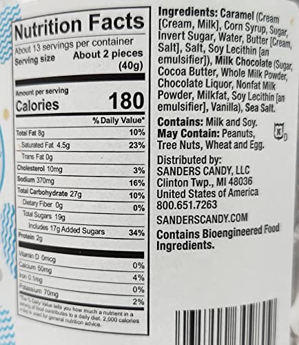 18 oz Milk Chocolate Sea Salt Caramel Eggs C9375
