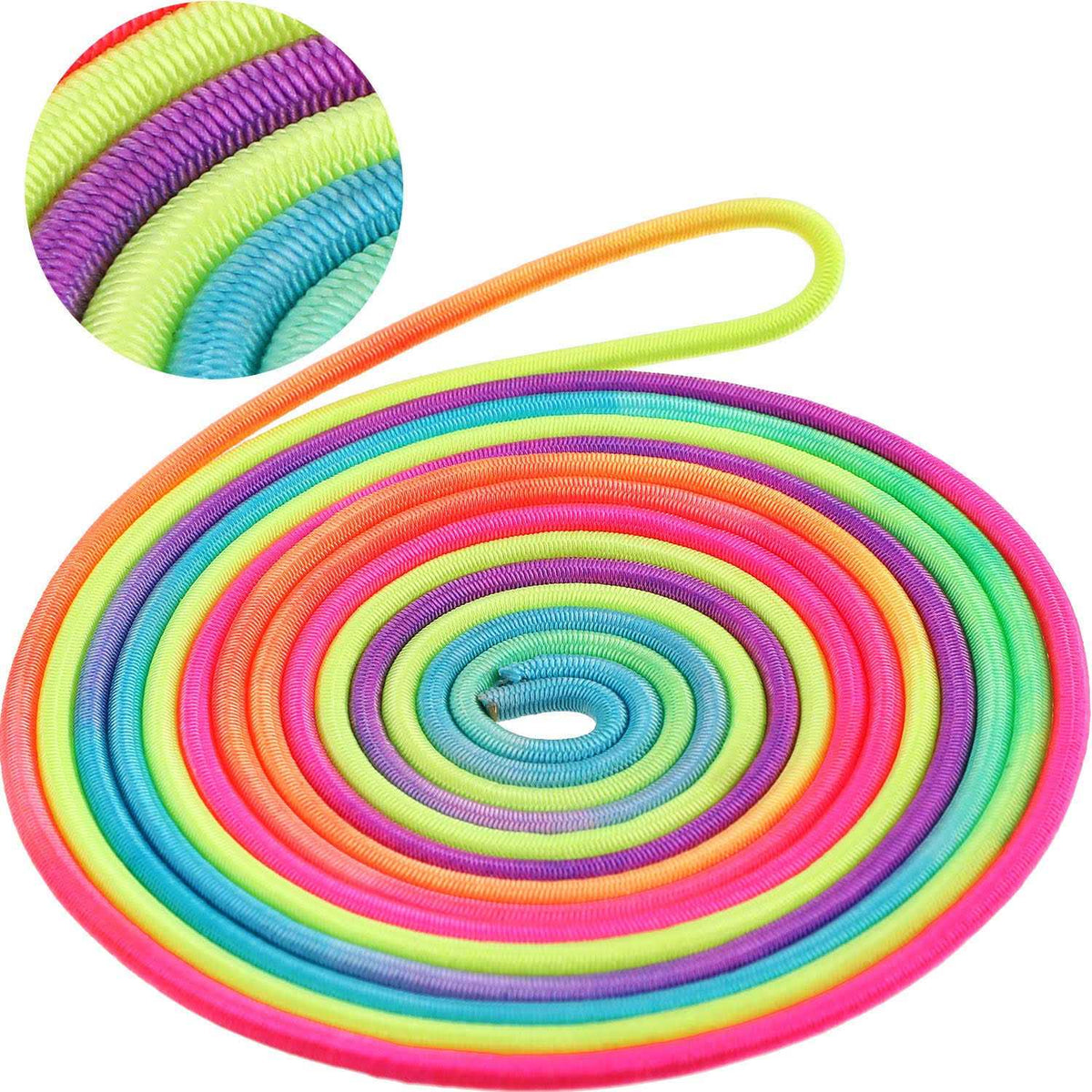 Colorful Stretch Rope Elastic Fitness Game I32473