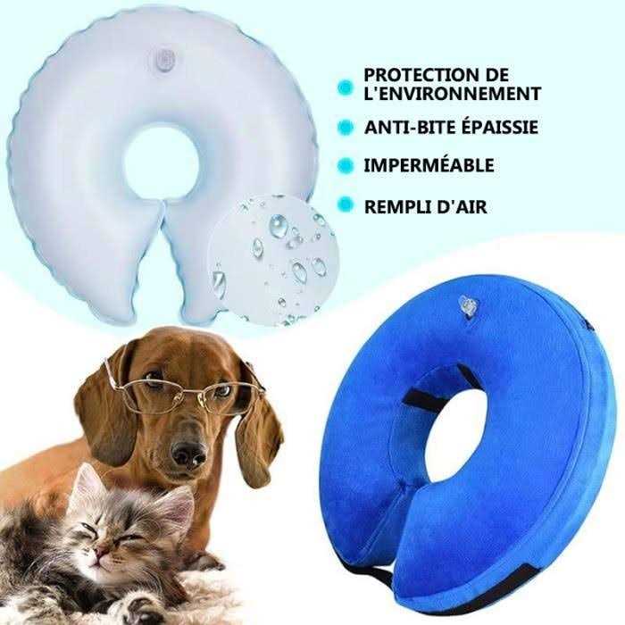 Protective Inflatable Cone Collar for Dogs and Cats J158