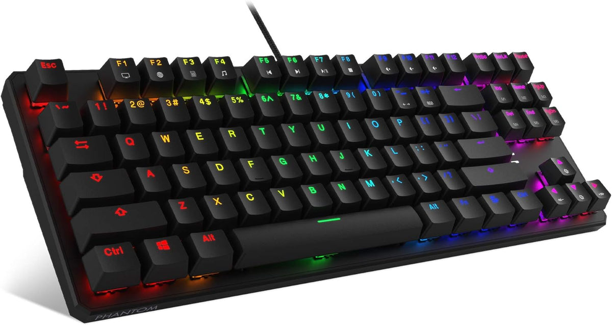 87 Key RGB Mechanical Keyboard with Outemu Blue Switch E34708
