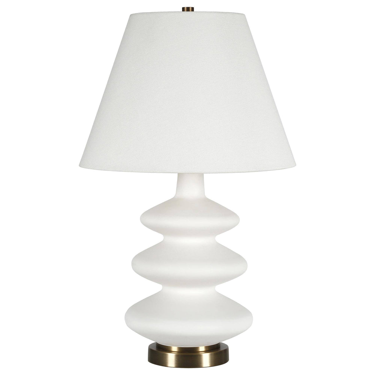 Matte White Triple Gourd Lamp S458