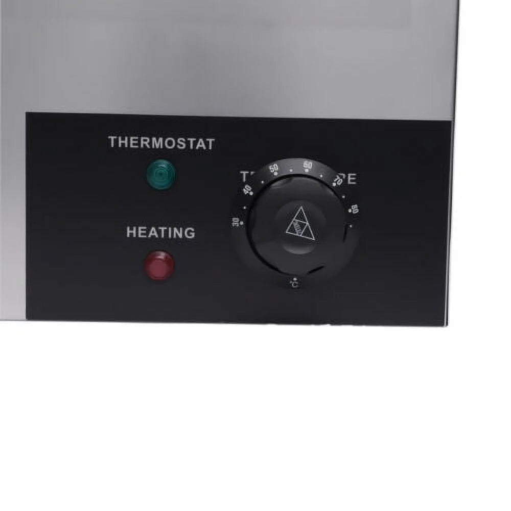 600W 110V 6 Pots Pans Commercial Stainless Steel Food Warmer J945923
