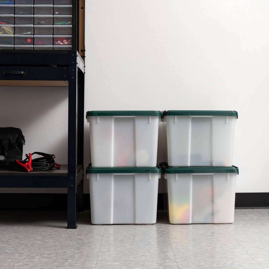46 Quart Weathertight Storage Box 4-Pack D690896