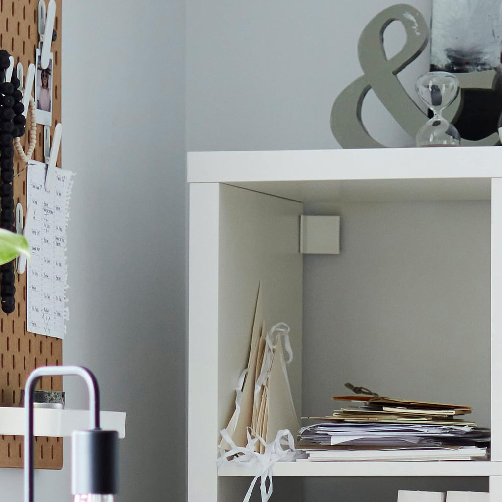 White 8 Shelf Shelving Unit (77x39x147 cm) D821