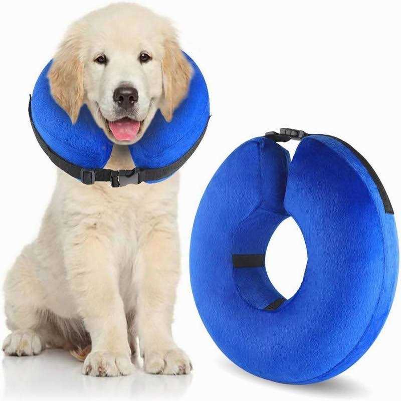 Protective Inflatable Cone Collar for Dogs and Cats J158