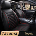 Custom Fit Car Seat Cover, Black Faux Full Set with Airbag Compatible D49743