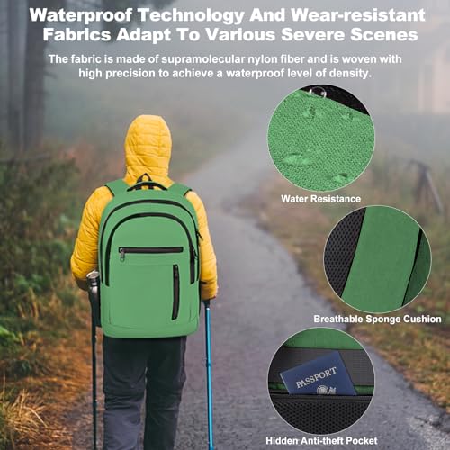 17.3 inch Anti Theft Waterproof Laptop Backpack, Blue H38063