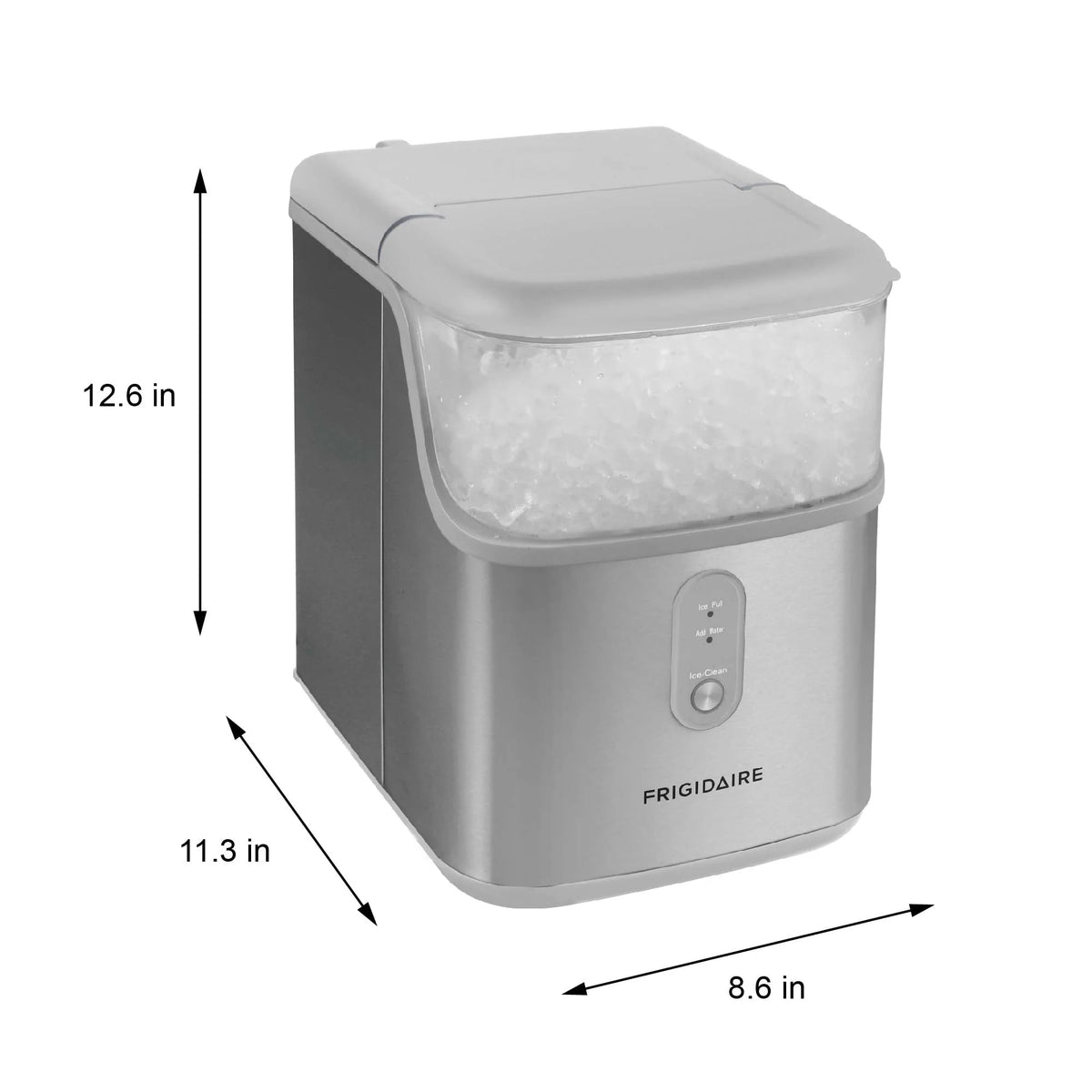 33 Lbs. Nugget Ice Maker - BLACK Stainless Steel A233905
