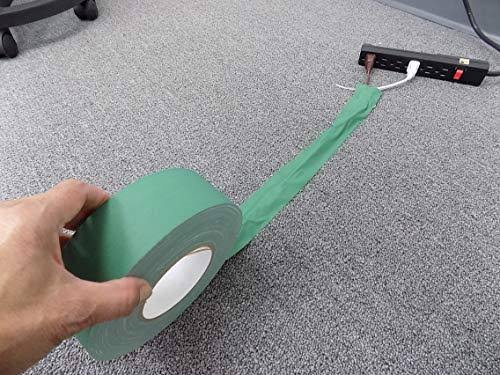 Light Blue Low Gloss Gaffer Tape 1 in. x 60 Yards Pack of 48 M396606