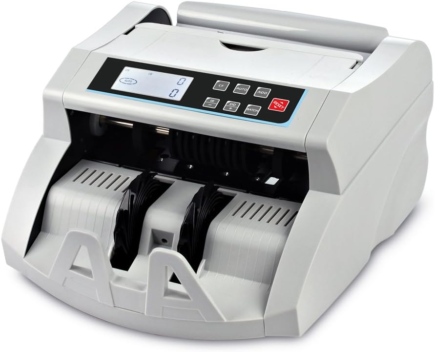 Money Counter Machine with UV/MG/IR/DD Counterfeit Detection, LCD Display Z9110