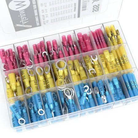 270 Pcs Heat Shrink Wire Connector Kit I826