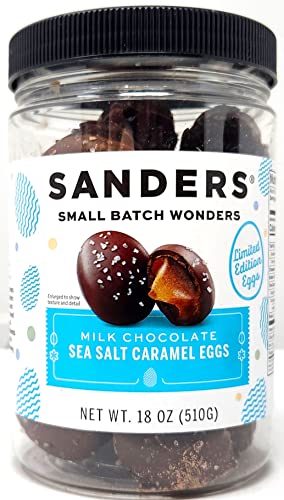 18 oz Milk Chocolate Sea Salt Caramel Eggs C9375