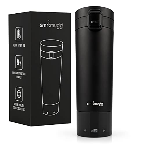 Black 10 oz. Heated Travel Mug C9847